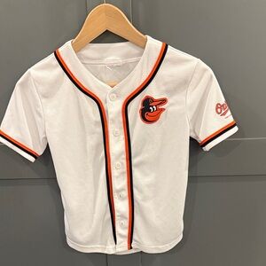 Kids White Orioles Baseball Jersey